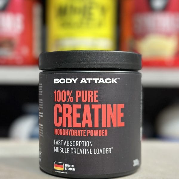 کراتین مونوهیدرات بادی اتک ۳۰۰گرم