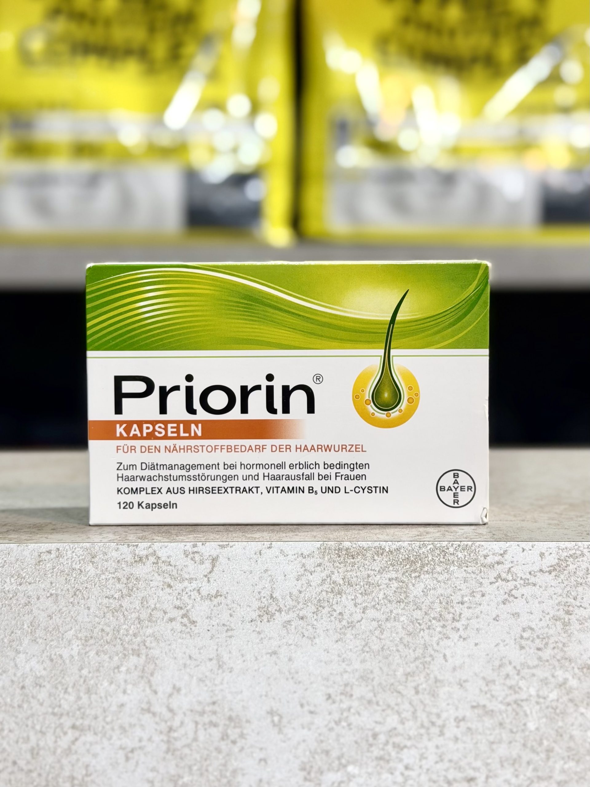 قرص پریورین Priorin اصل بایر آلمان