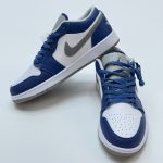 کفش نایک ایرجردن آبی کاربنی خاکستری